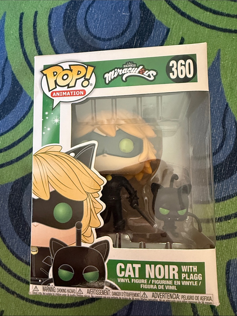 Funko Miraculous Cat Noir with Plagg Figure